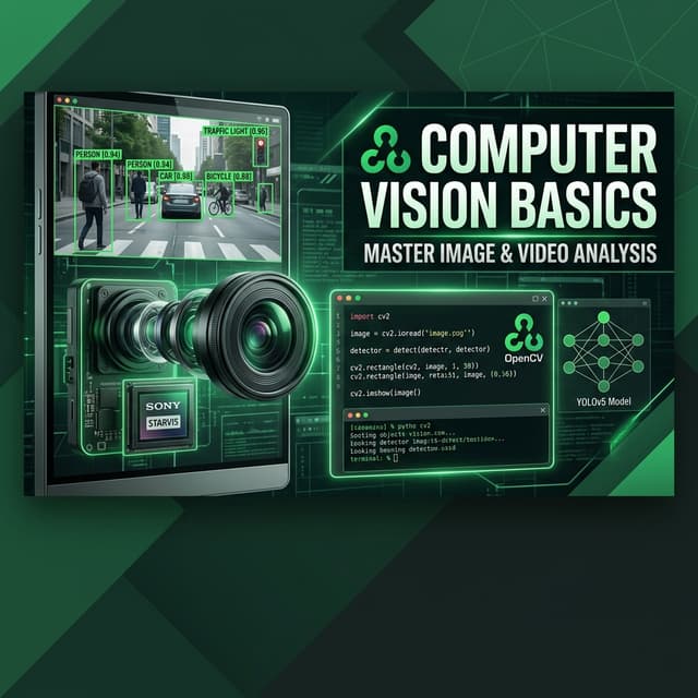 The Complete Computer Vision Course (2025) - OpenCV, YOLO